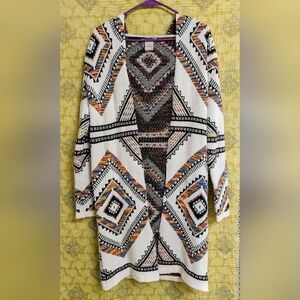 Wear to Love   Geometric Patterned Sweater - Multicolor